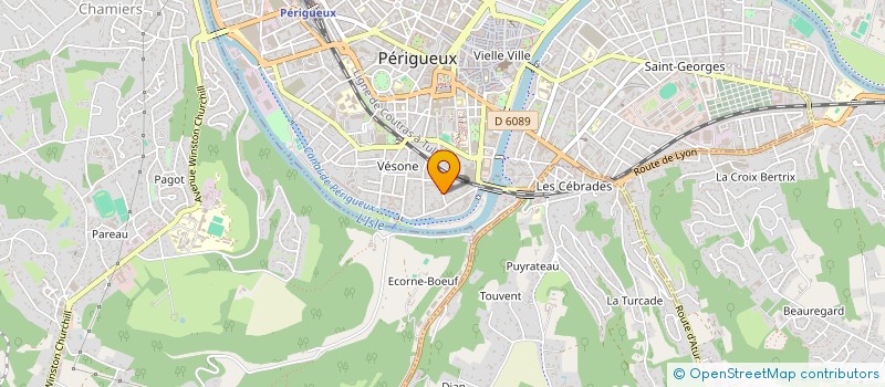 localisation de l'entreprise MADAME PAULINE MOUSSEAU  PERIGUEUX