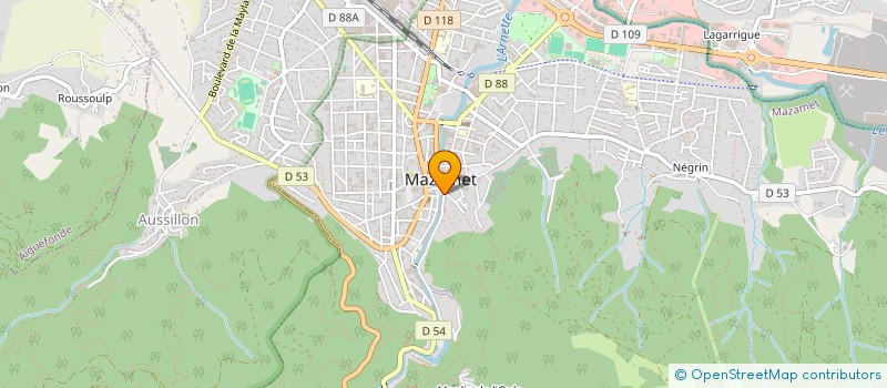 localisation de l'entreprise MADAME PAULINE MRUCK  MAZAMET