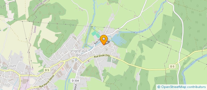 localisation de l'entreprise MADAME PAULINE MUCCILLI à VRIGNE AUX BOIS