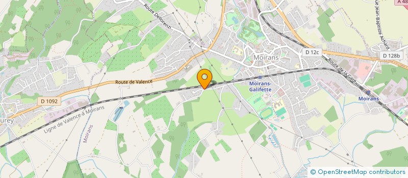 localisation de l'entreprise MADAME PAULINE MULLER  MOIRANS