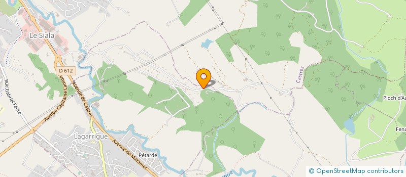 localisation de l'entreprise MADAME PAULINE MUNOZ  LAGARRIGUE