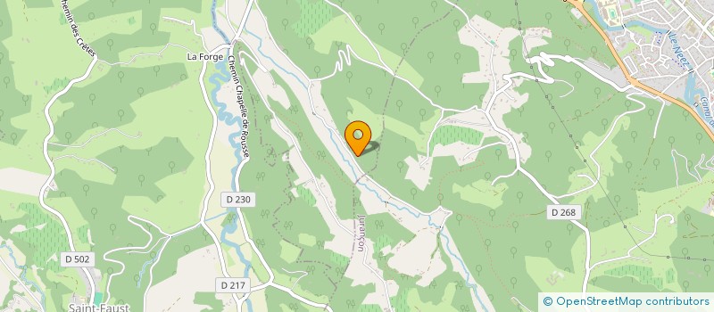 localisation de l'entreprise MADAME PAULINE MURATI  LAROIN