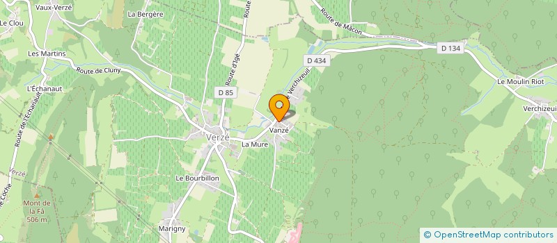 localisation de l'entreprise MADAME PAULINE MUSSY  VERZE