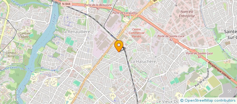 localisation de l'entreprise MADAME PAULINE NAUD à NANTES