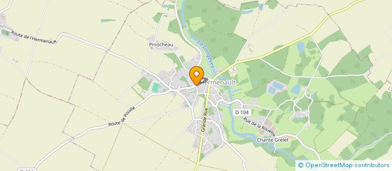 localisation de l'entreprise MADAME PAULINE NAULEAU  L'HERMENAULT