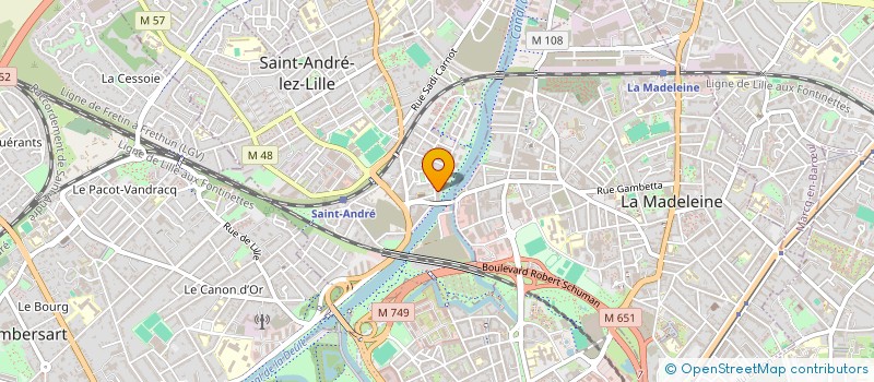 localisation de l'entreprise MADAME PAULINE NAVARIN à SAINT-ANDRE-LEZ-LILLE