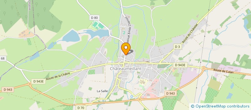 localisation de l'entreprise MADAME PAULINE NEAU  CHATEAUMEILLANT