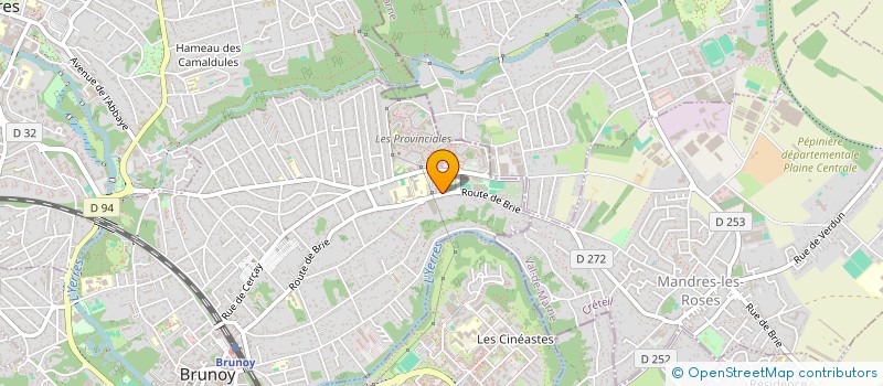 localisation de l'entreprise MADAME PAULINE NGANGOULA  BRUNOY