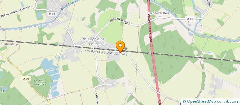 localisation de l'entreprise MADAME PAULINE NGUYEN  ROUILLY-SAINT-LOUP