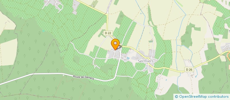 localisation de l'entreprise MADAME PAULINE NICOLAS  SERMIERS