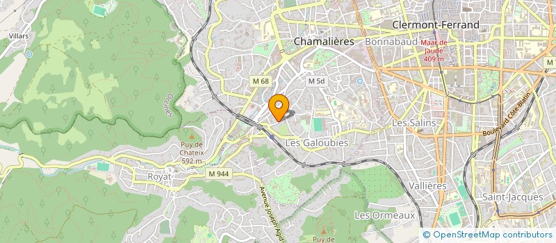 localisation de l'entreprise MADAME PAULINE NIGON à CHAMALIERES