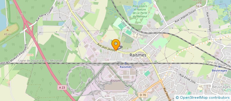 localisation de l'entreprise MADAME PAULINE NORTIER  RAISMES