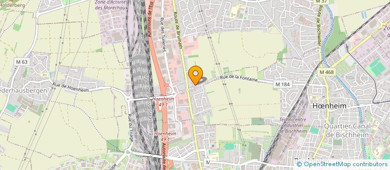 localisation de l'entreprise MADAME PAULINE OBERLE  SOUFFELWEYERSHEIM