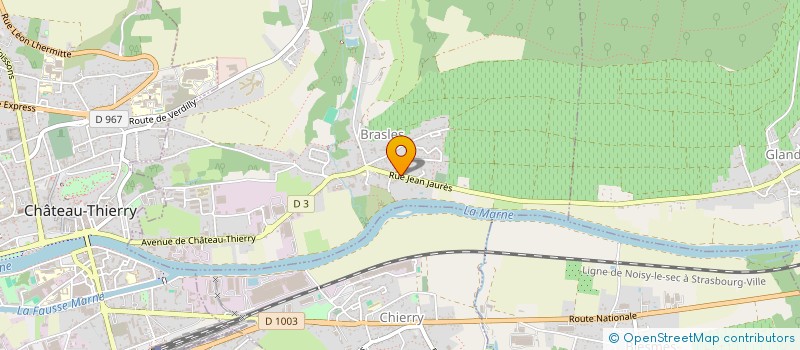 localisation de l'entreprise MADAME PAULINE OBERT  BRASLES