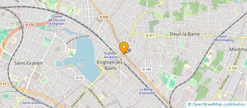 localisation de l'entreprise MADAME PAULINE OFFRET  ENGHIEN-LES-BAINS