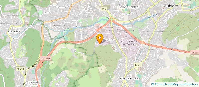 localisation de l'entreprise MADAME PAULINE OLIVEIRA  CLERMONT-FERRAND