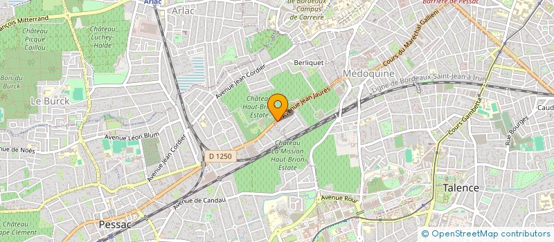 localisation de l'entreprise MADAME PAULINE OLIVIER  TALENCE