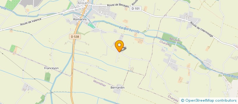 localisation de l'entreprise MADAME PAULINE OLLAT à CHATUZANGE-LE-GOUBET