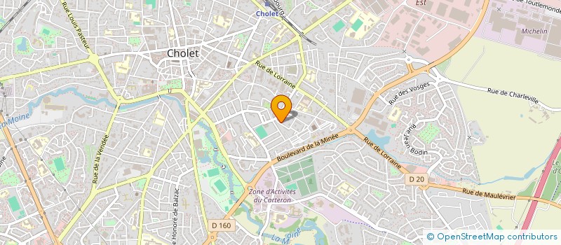 localisation de l'entreprise MADAME PAULINE PAEILE  CHOLET