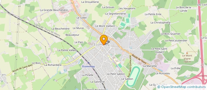 localisation de l'entreprise MADAME PAULINE PAGEOT  ECOMMOY