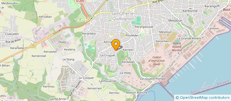 localisation de l'entreprise MADAME PAULINE PANNETIER à BREST