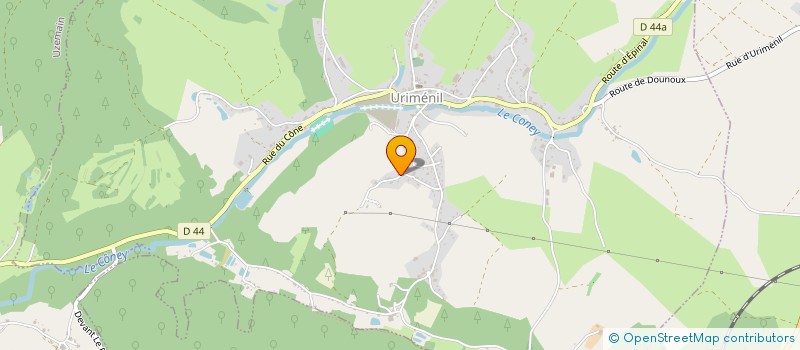 localisation de l'entreprise MADAME PAULINE PARMENTIER  URIMENIL