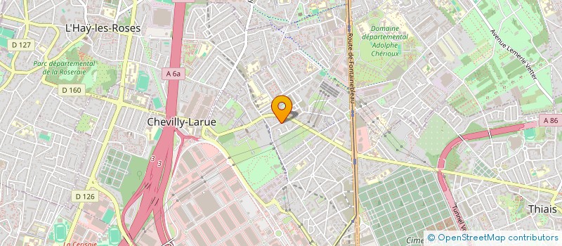 localisation de l'entreprise MADAME PAULINE PASCAL  CHEVILLY-LARUE