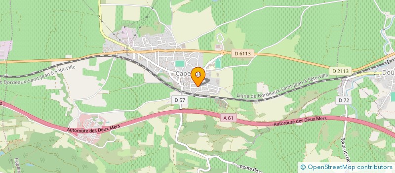 localisation de l'entreprise MADAME PAULINE PASTRE  CAPENDU