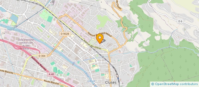 localisation de l'entreprise MADAME PAULINE PATI  CLUSES