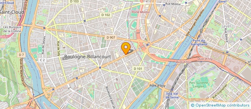 localisation de l'entreprise MADAME PAULINE PATOUILLARD à BOULOGNE-BILLANCOURT