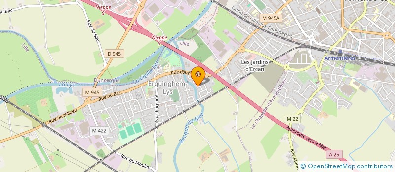 localisation de l'entreprise MADAME PAULINE PAULINE ERNOULD  ERQUINGHEM-LYS