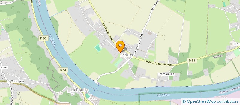 localisation de l'entreprise MADAME PAULINE PAULINE VOISIN  SAHURS