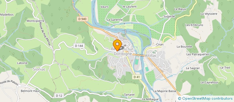 localisation de l'entreprise MADAME PAULINE PAUMIER  BEAULIEU-SUR-DORDOGNE