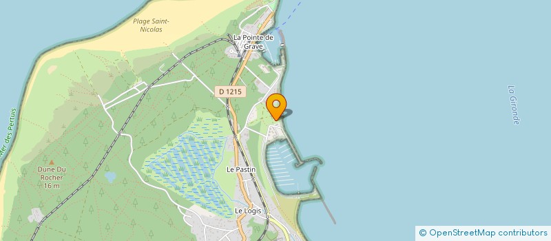 localisation de l'entreprise MADAME PAULINE PAUTHIER  LE VERDON-SUR-MER