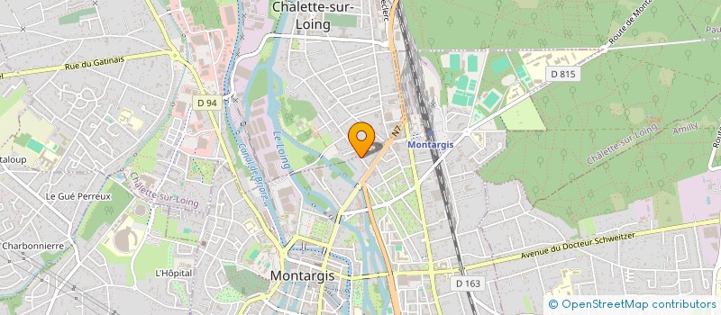 localisation de l'entreprise MADAME PAULINE PECCOUD à MONTARGIS