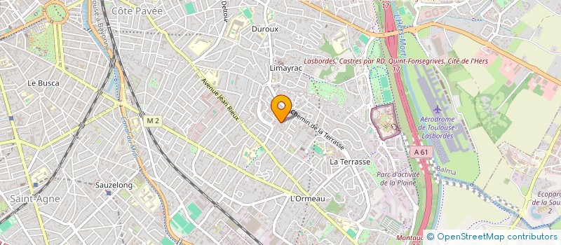 localisation de l'entreprise MADAME PAULINE PECQUEUR  TOULOUSE