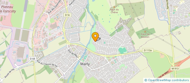 localisation de l'entreprise MADAME PAULINE PENINON à MARLY