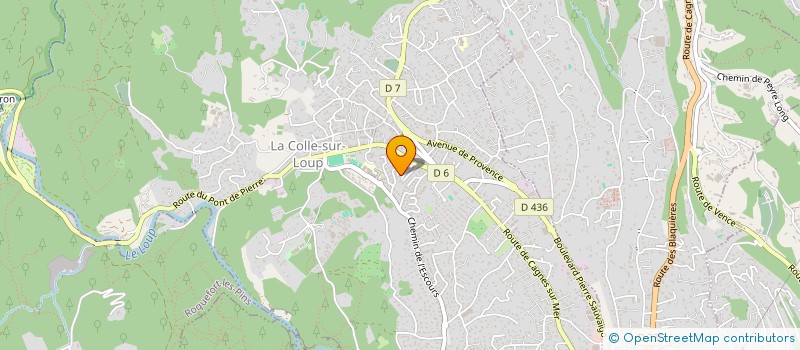 localisation de l'entreprise MADAME PAULINE PERFETTINI  LA COLLE-SUR-LOUP