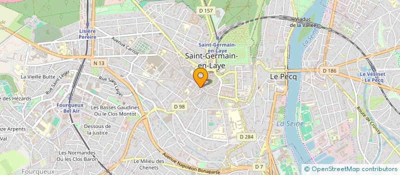 localisation de l'entreprise MADAME PAULINE PERNETTE à SAINT-GERMAIN-EN-LAYE
