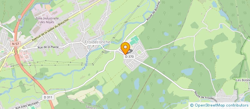 localisation de l'entreprise MADAME PAULINE PERNEY  FROIDECONCHE