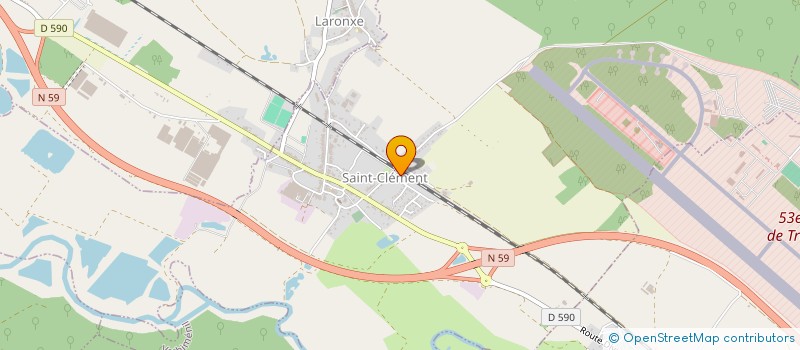 localisation de l'entreprise MADAME PAULINE PEROTIN  SAINT-CLEMENT