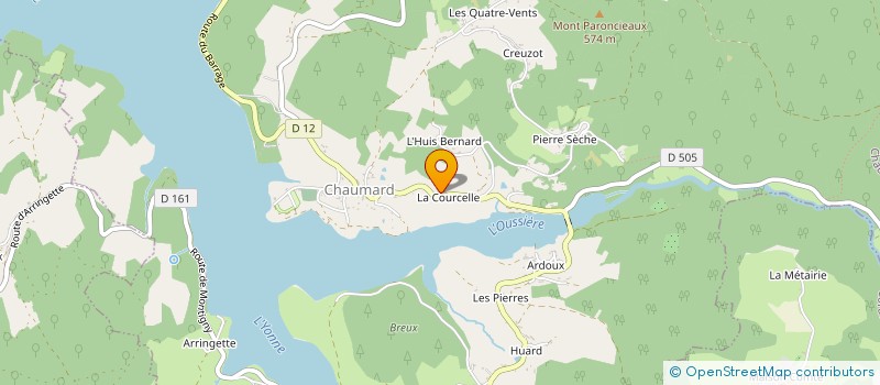 localisation de l'entreprise MADAME PAULINE PERREAU  CHAUMARD