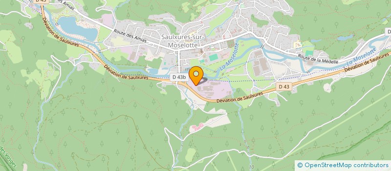 localisation de l'entreprise MADAME PAULINE PERRIN  SAULXURES-SUR-MOSELOTTE