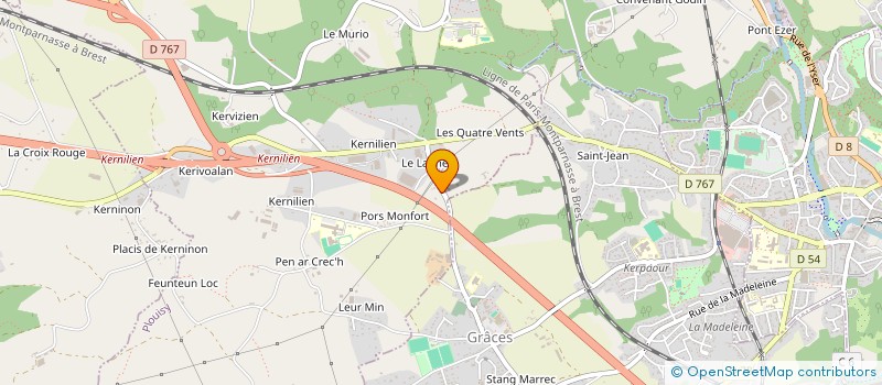 localisation de l'entreprise MADAME PAULINE PERRINET  PLOUISY