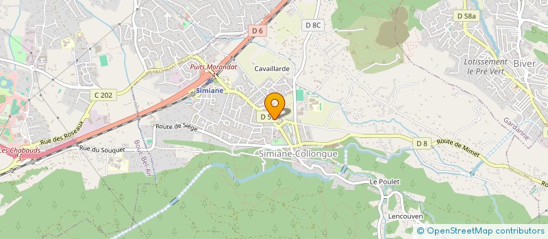 localisation de l'entreprise MADAME PAULINE PETIOT  SIMIANE-COLLONGUE