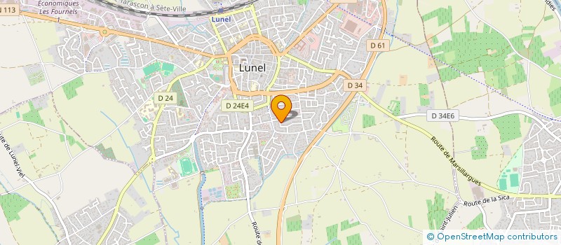 localisation de l'entreprise MADAME PAULINE PETIT-PEZ à LUNEL