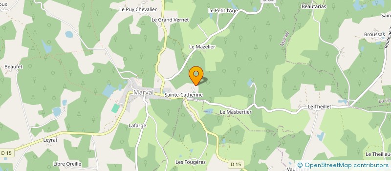 localisation de l'entreprise MADAME PAULINE PHILLIPS à MARVAL