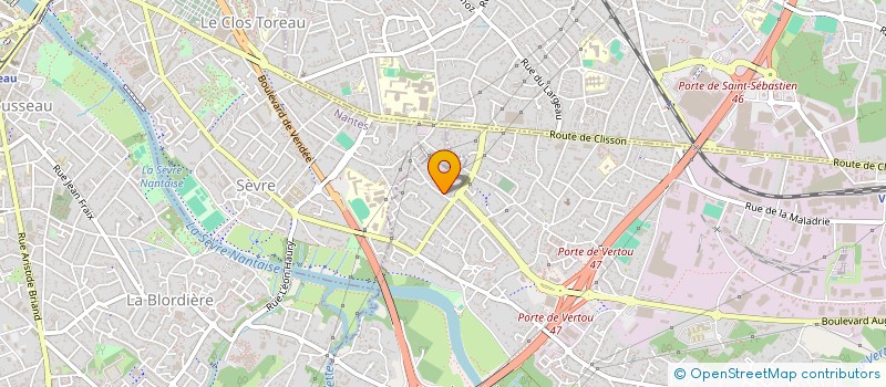 localisation de l'entreprise MADAME PAULINE PICARD  VERTOU