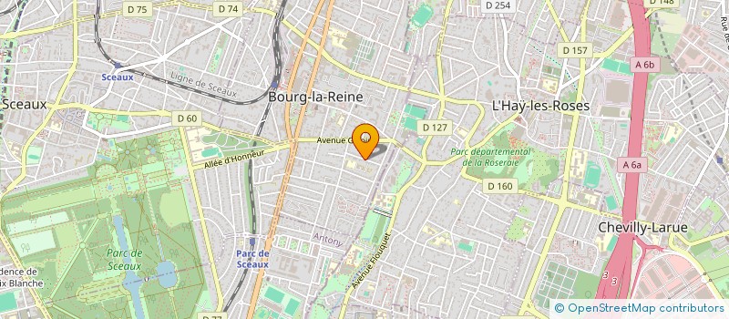 localisation de l'entreprise MADAME PAULINE PIERRE à BOURG-LA-REINE