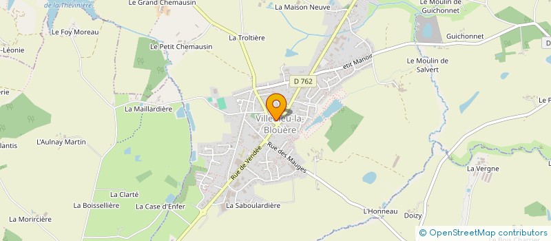 localisation de l'entreprise MADAME PAULINE PIERROIS  BEAUPREAU-EN-MAUGES